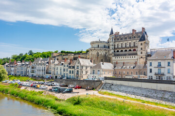 Fototapeta premium Amboise castle in Loire valley, France
