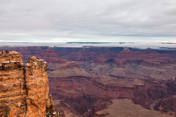 Winter in the Grand Canyon National Park, Arizona 