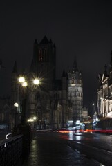 city traffic in gent beligum