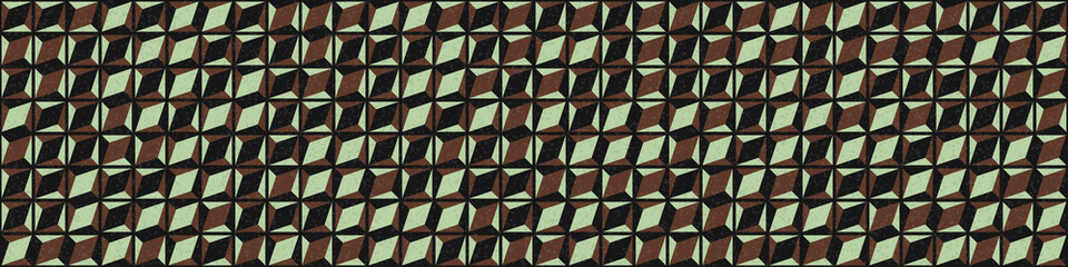 Abstract Geometric Pattern generative computational art illustration