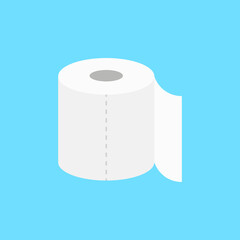 Toilet paper roll icon. Vector illustration.