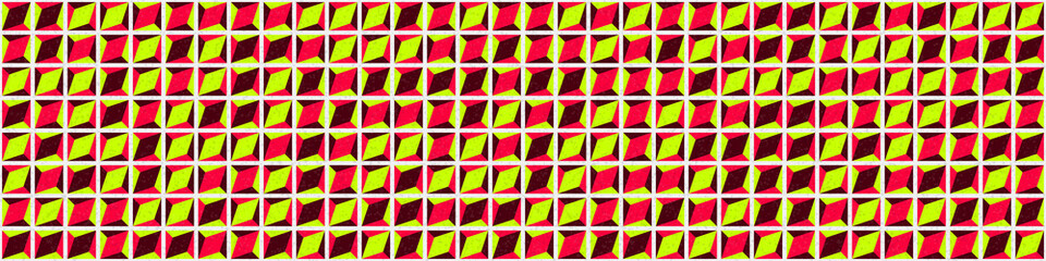 Abstract Geometric Pattern generative computational art illustration