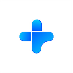 Modern Medical Logo Design Vector - Creative Doctor Logo Design Template - Awesome Colorful Clinic Logo Mark