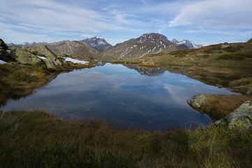 Mountain landscape in Pyrenees, Huesca, Spain