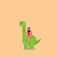 Vector Graphics of cute ancient human characters