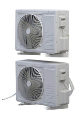 Fototapeta premium air conditioning compressor isolated on white