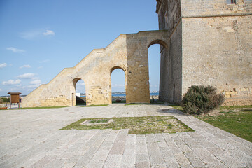 Obraz premium Torre Lapillo ionisches Meer Apulien Salento