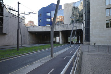 Urbanscape in the city of Bilbao