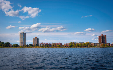 Search by image
Boston Cityscape over the Charles River with Dramatic Clouds on Blue Sky Background