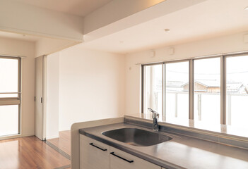 modern kitchen interior