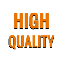 ''High quality'' Lettering