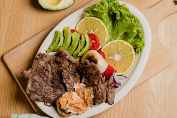 Authentic mexican food served in a restaurant