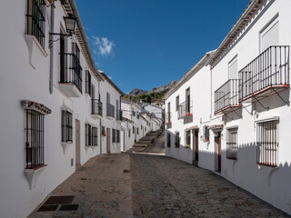 Fototapeta na wymiar Grazalema, white andalusian village in Spain