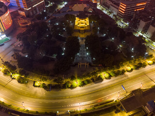 Wuhan city skyline scenery in Wuahn, Hubei, China