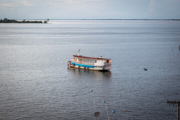 boat on the river