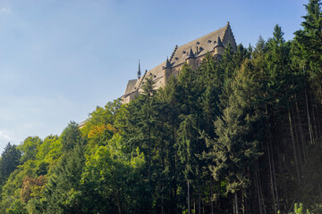 Fototapeta na wymiar The beautiful Vianden Castle