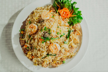 chinese food asian palte