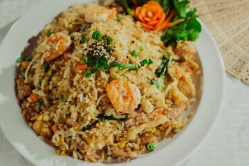 chinese food asian palte
