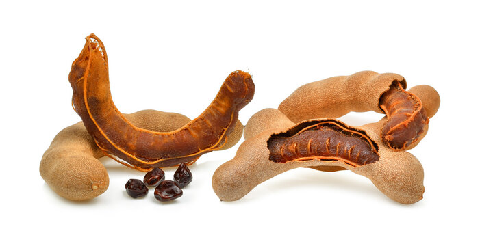 tamarind isolated on white background