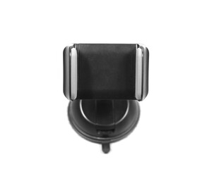 Phone holder on white background