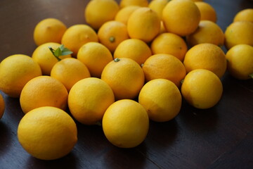 新鮮なレモン　いっぱい
