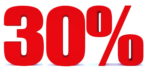 30 Percent off 3d Sign on White Background, Special Offer 30% Discount Tag, Sale Up to 30 Percent Off,big offer, Sale, Special Offer Label, Sticker, Tag, Banner, Advertising, offer Icon