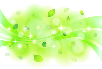 爽やかな新緑の背景素材