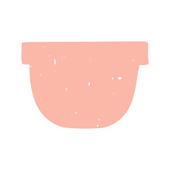 Abstract pots gardening tools elements icon illustration