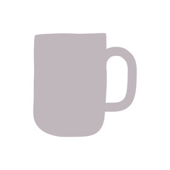 Mug for drinks icon elements illustration