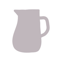 Ceramic milk Jug kettles icon elements illustration
