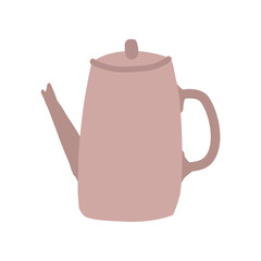 ceramic kettle icon elements illustration