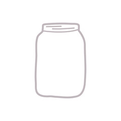 bottles Jar icon elements illustration