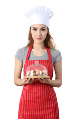 asian woman chef