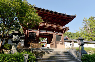 Naklejka premium 天野山金剛寺 楼門 大阪府河内長野市