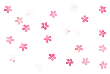 桜の花びらの背景2