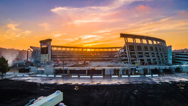 Sunset and San Diego Jack Murphy Stadium / Qualcomm Stadium Demolition