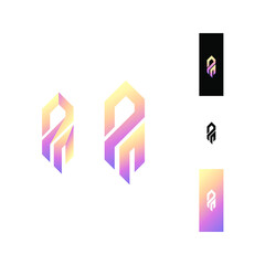 media, multimedia design logo vector icon template