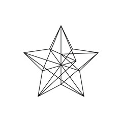 geometric symbol icon design logo vector template