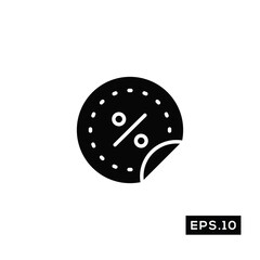 Online shop Discount Icon. Discount Icon Vector Illustration Template For Web and Mobile