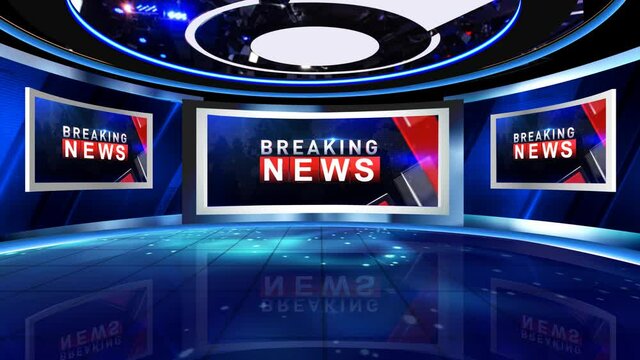 3D rendering background is perfect for any type of news or information presentation. The background features a stylish and clean layout 