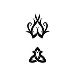 geometric symbol icon design logo vector template