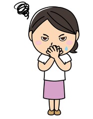 女の子01_01（何かを隠している秘密のある女性）