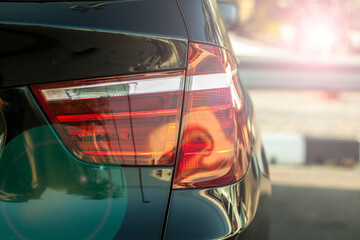 Modern car tail light.