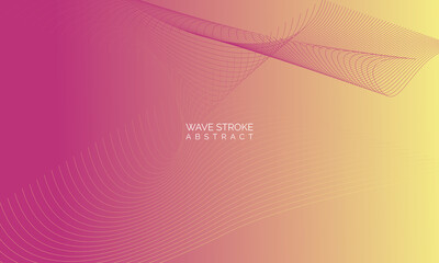 Wave line of flowing particles abstract vector background, smooth curvy shape dots fluid array. 3d shape dots blended mesh, future technology relaxing wallpaper.