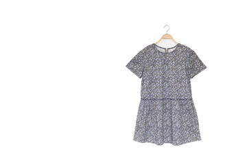 Obraz premium Woman blouse with summer blouse cotton on white background.