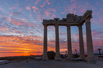 Fototapeta premium The Temple of Apollo in Side Town of Antalya Province