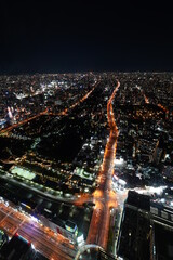 あべのハルカス展望台からの夜景