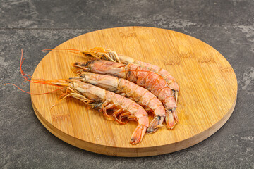 Tasty big Langoustine over the board