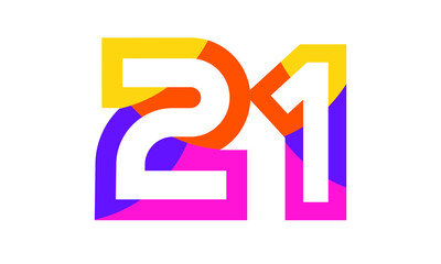 21 Colorful Fun Modern Flat Number