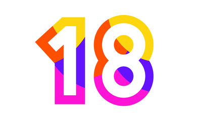 18 Colorful Fun Modern Flat Number